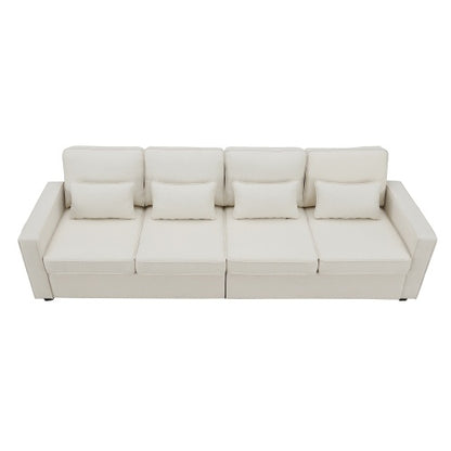 Lumière 104" Luxe Linen Sofa