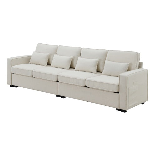 Lumière 104" Luxe Linen Sofa