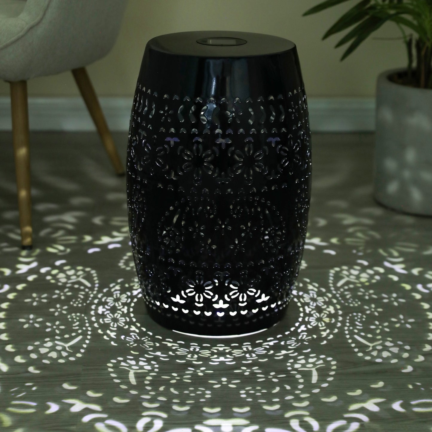 Luminara Black Tealight Table