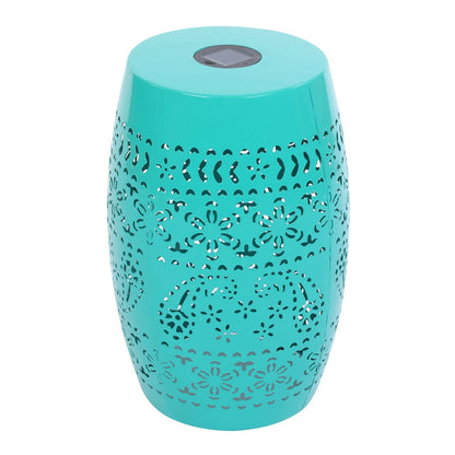 Luminara Teal Tealight Table