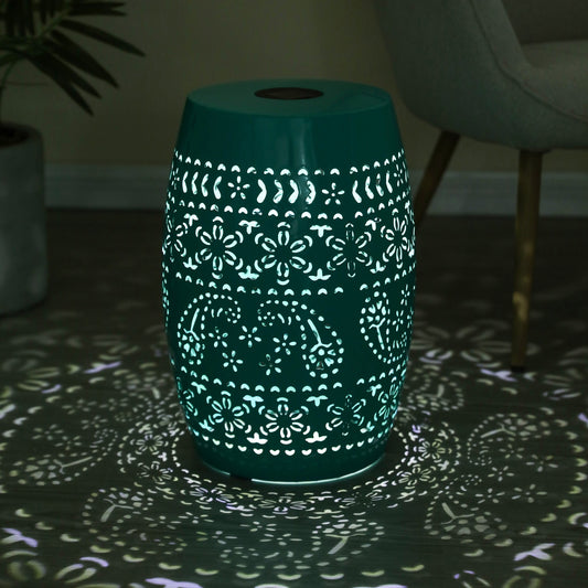 Luminara Teal Tealight Table