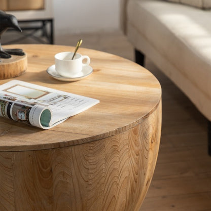 The Heritage Barrel Coffee Table Set